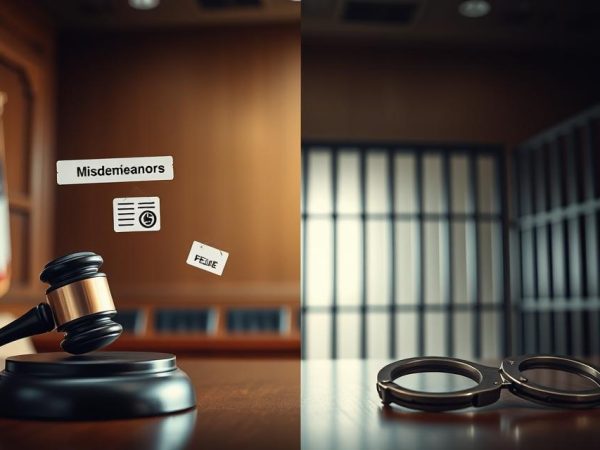 Difference Between Misdemeanor And Felony Charges