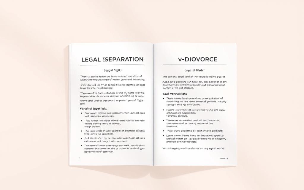 Legal Separation Rights Comparison